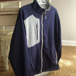 Peter Millar Gale Force Soft Shell Wind and Water Resistant Jacket. Size Large